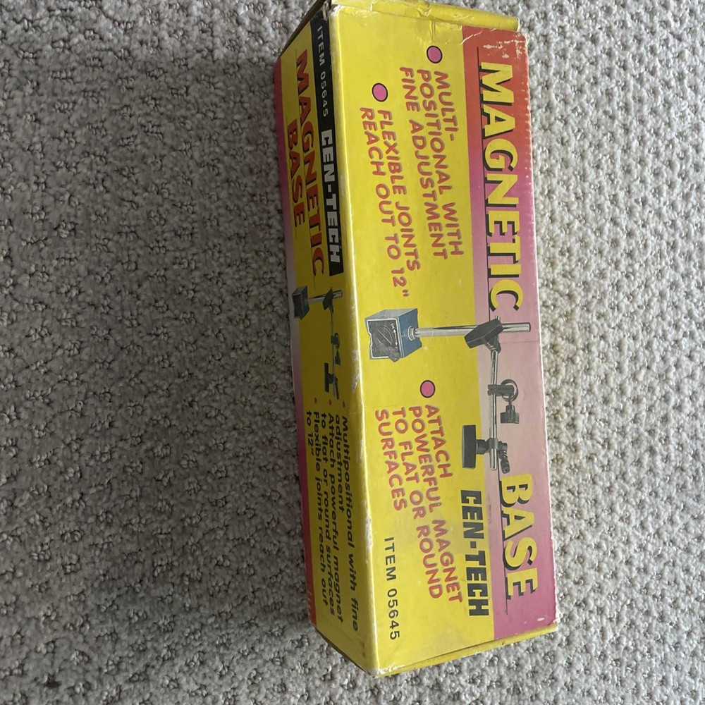 Cen-Tech Multi-Position Magnetic Base w/Fine Adjustment Item 05645