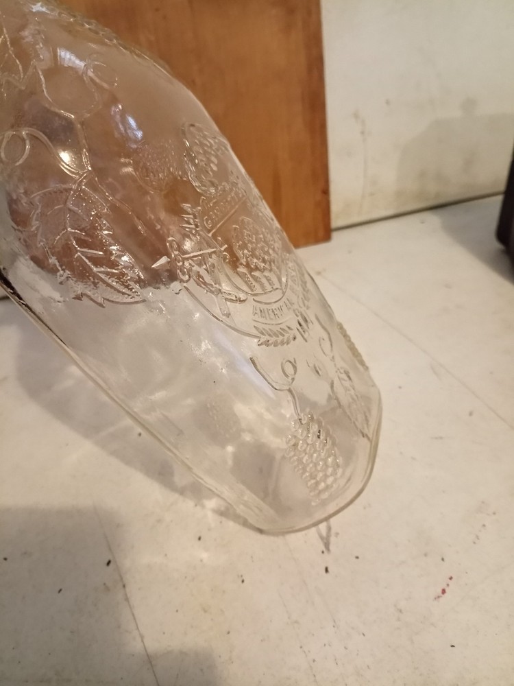Vintage Decorative Garrett Wine Bottle Tall Quart
