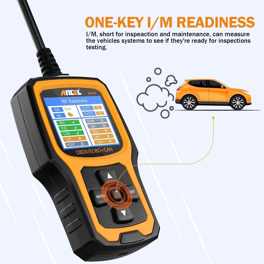 Car Code Reader OBD2 Scanner Check Engine Fault Light Turn Off Diagnostic Tool