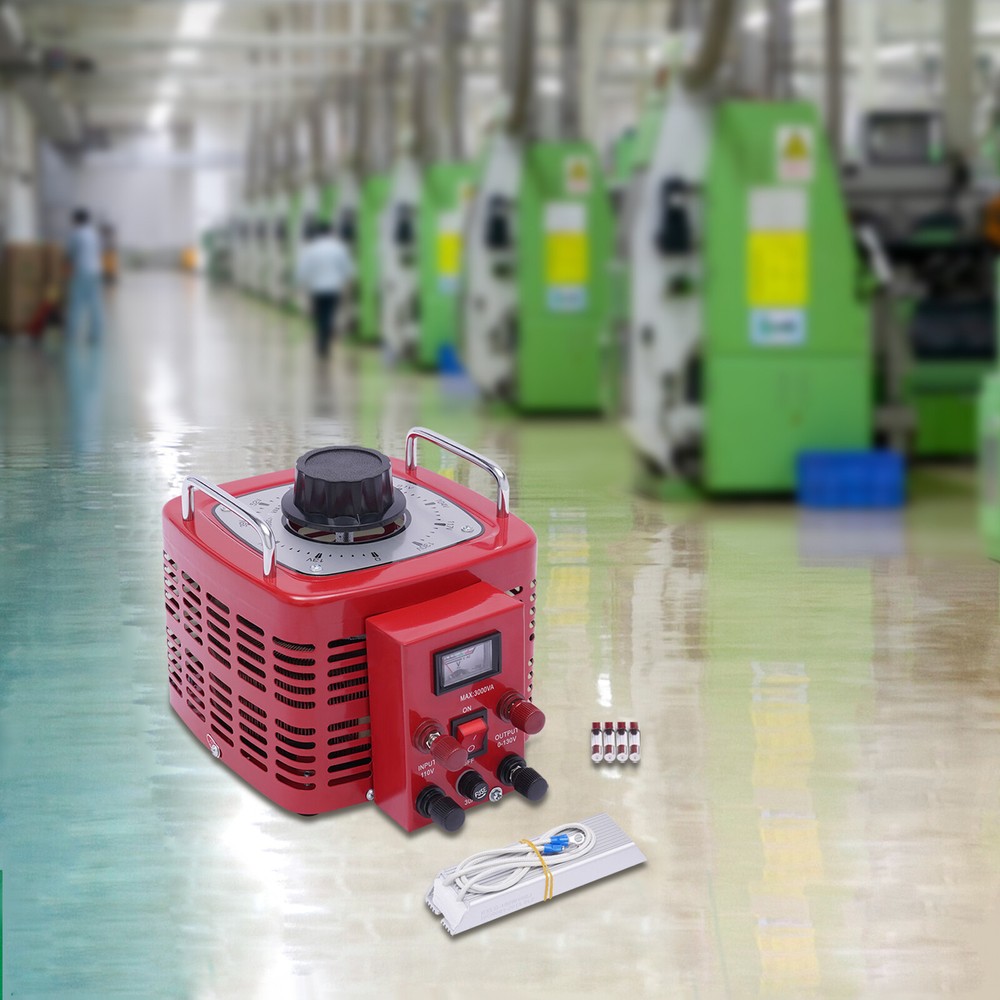 Variac Transformer Variable Voltage AC Regulator Metered 3000W 30Amp 110V