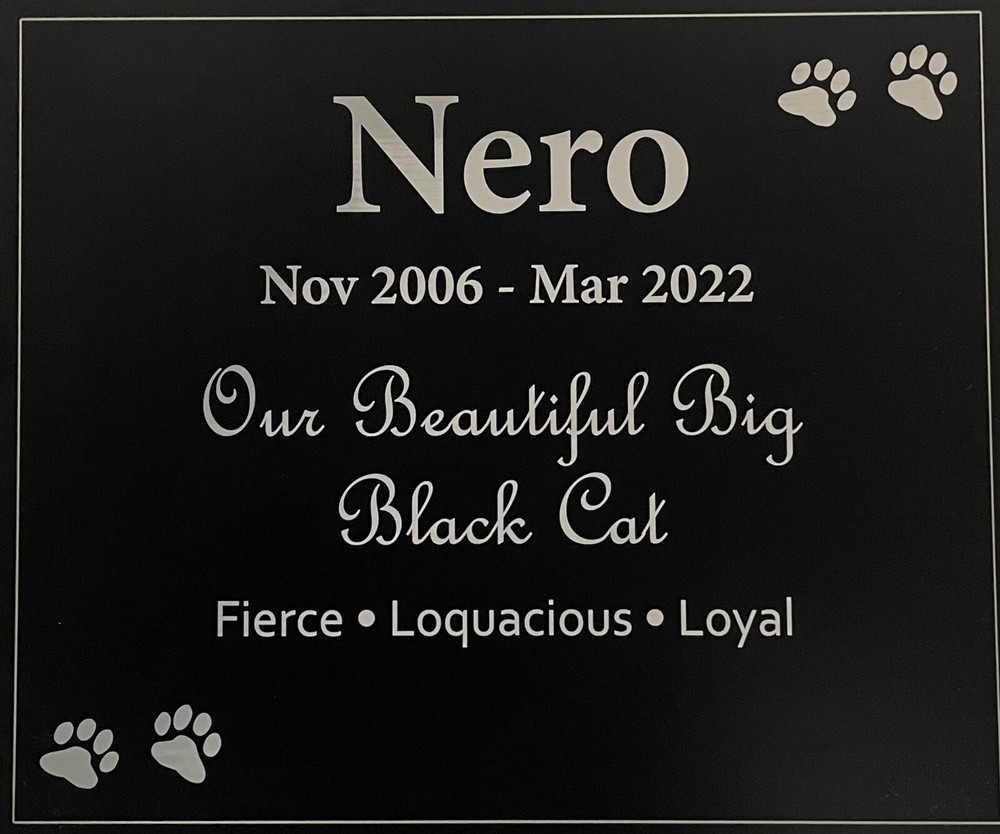 Memorial Plaque - DuraBlack (Outdoor)
