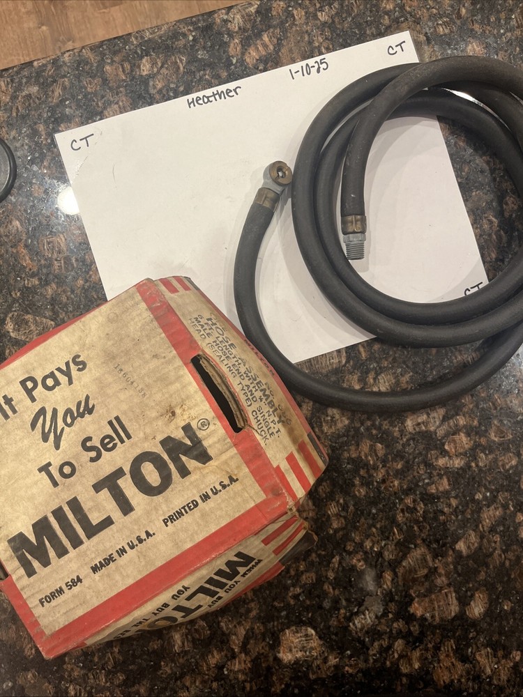Milton 6' Hose Assembly No.686, Form 584