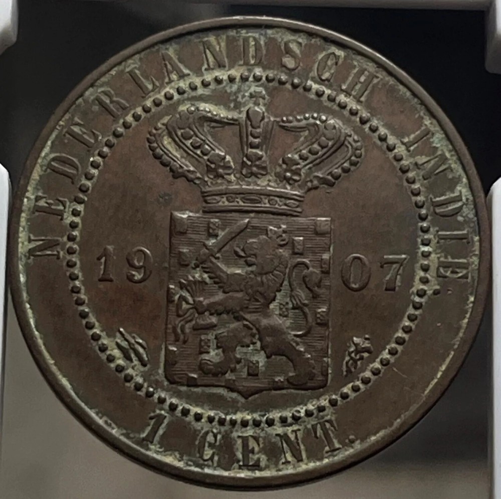 NETHERLANDS INDIES 1907 1 CENT KM307