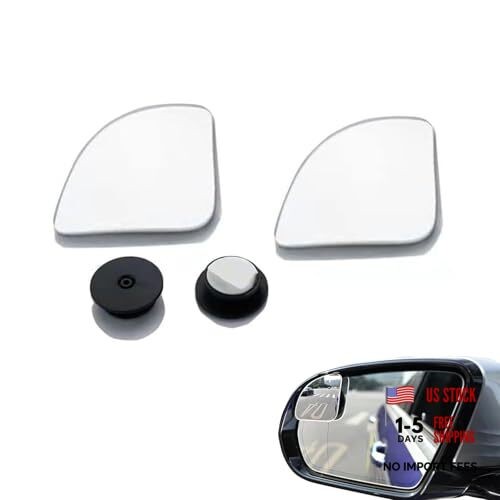 2 PCS Car Blind Spot Mirror, Adjustable Wide-angle Vision Reflective Auxiliary