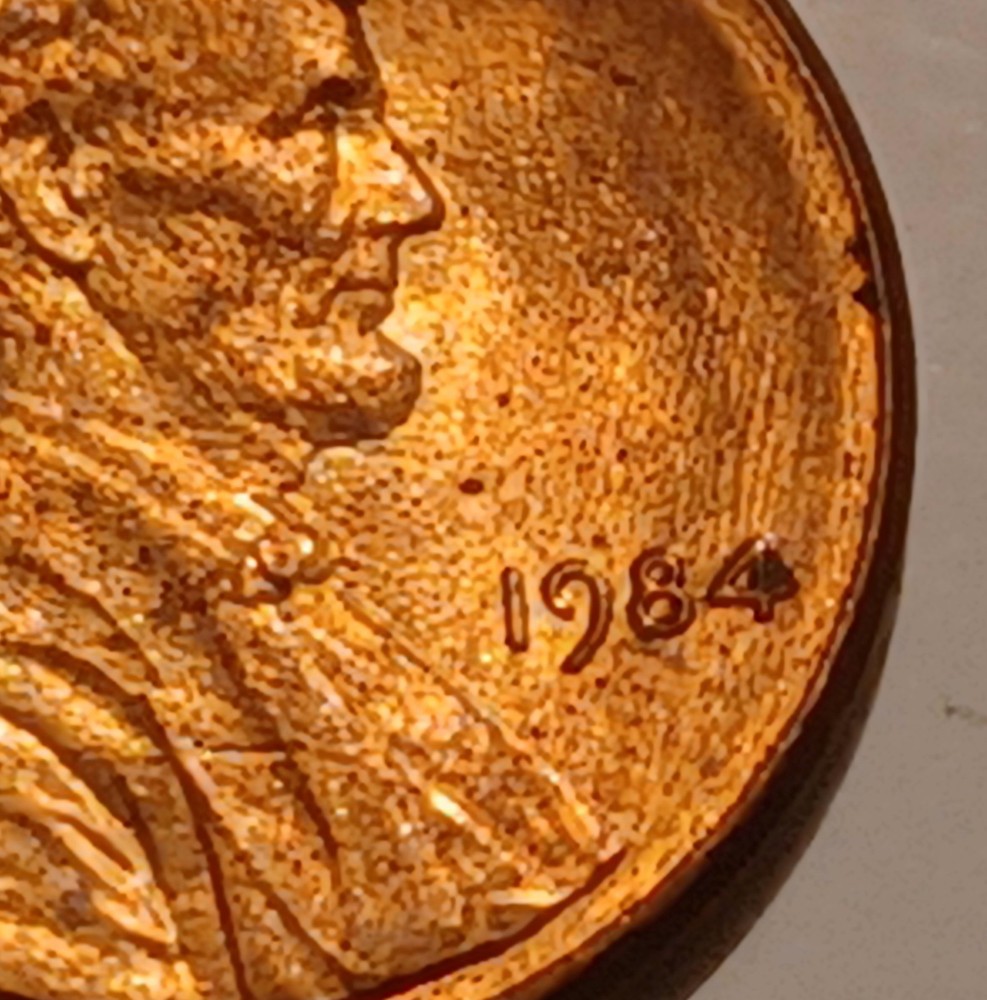 1984 1C, RB (Regular Strike) Lincoln Penny