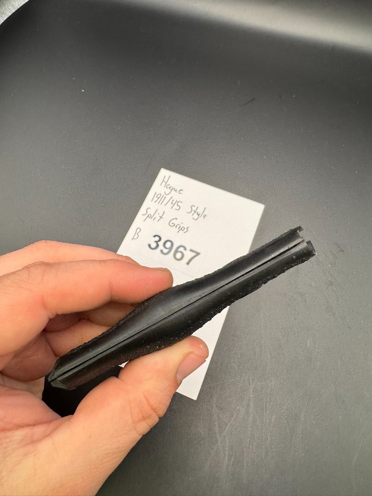 Hogue 1911/45 Style Split Grips-Black