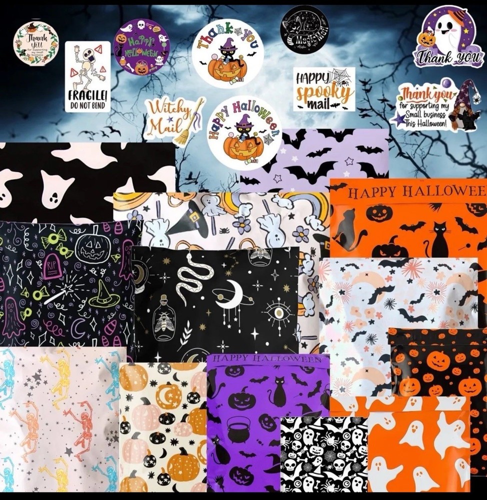 Poly Mailers Halloween Size Assortment