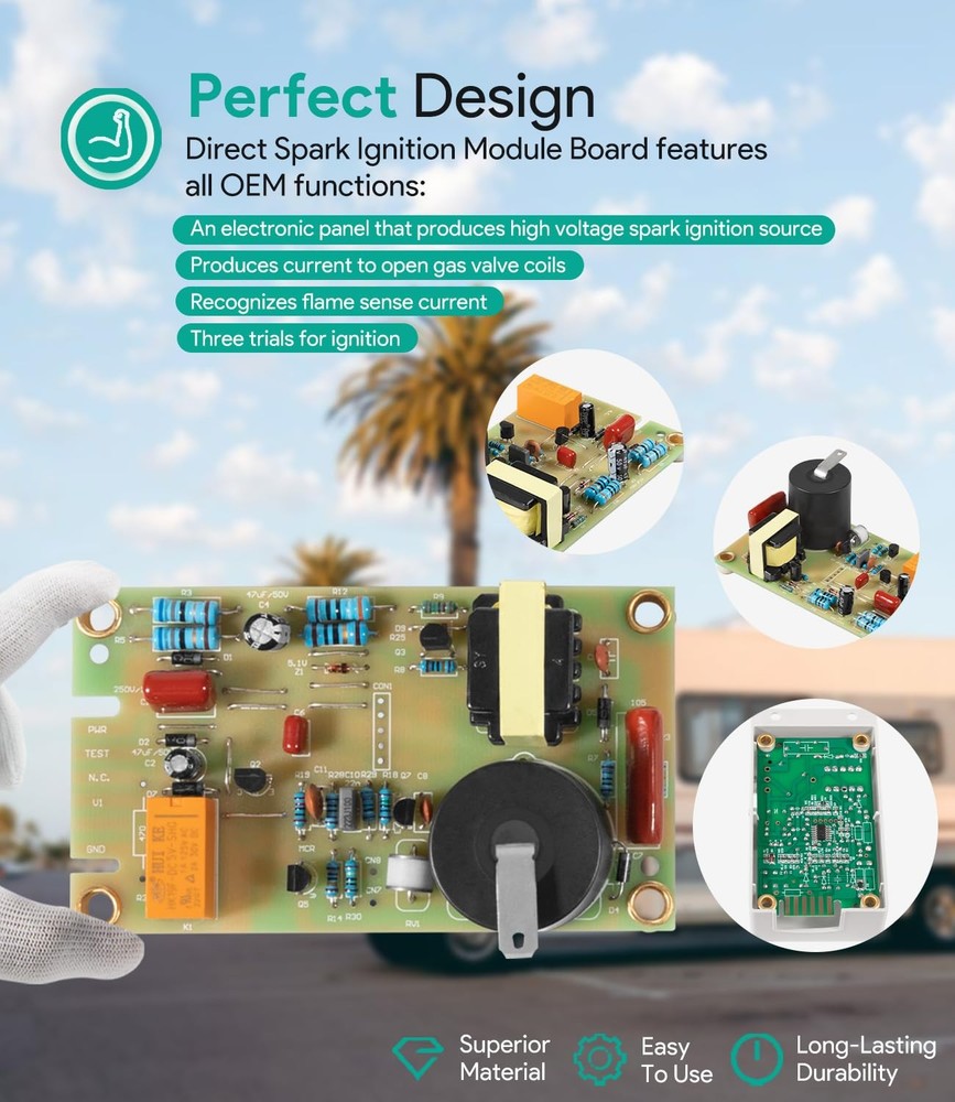 520814 Ignition Control Circuit Module Board Replacement Part for Suburban...