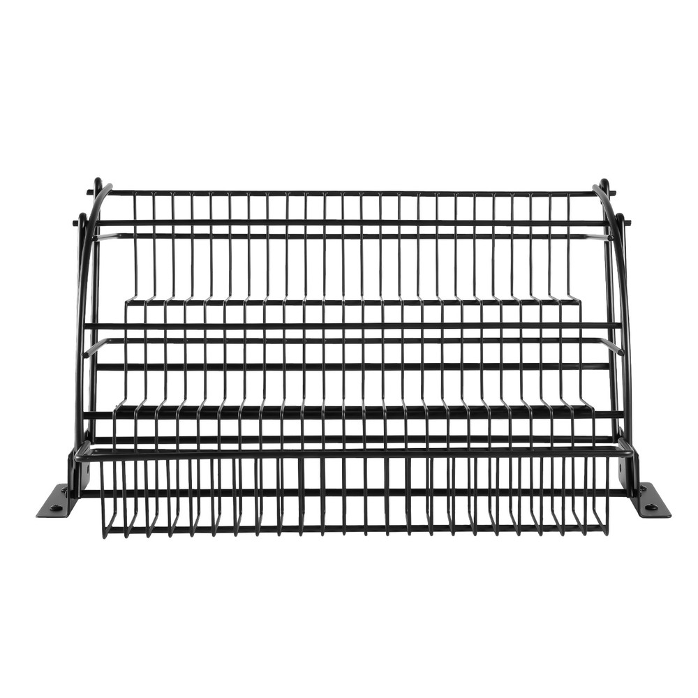 3 Tier Pull down Cabinet Spice Rack Organizer,Metal Storage Shelf for Kitchen