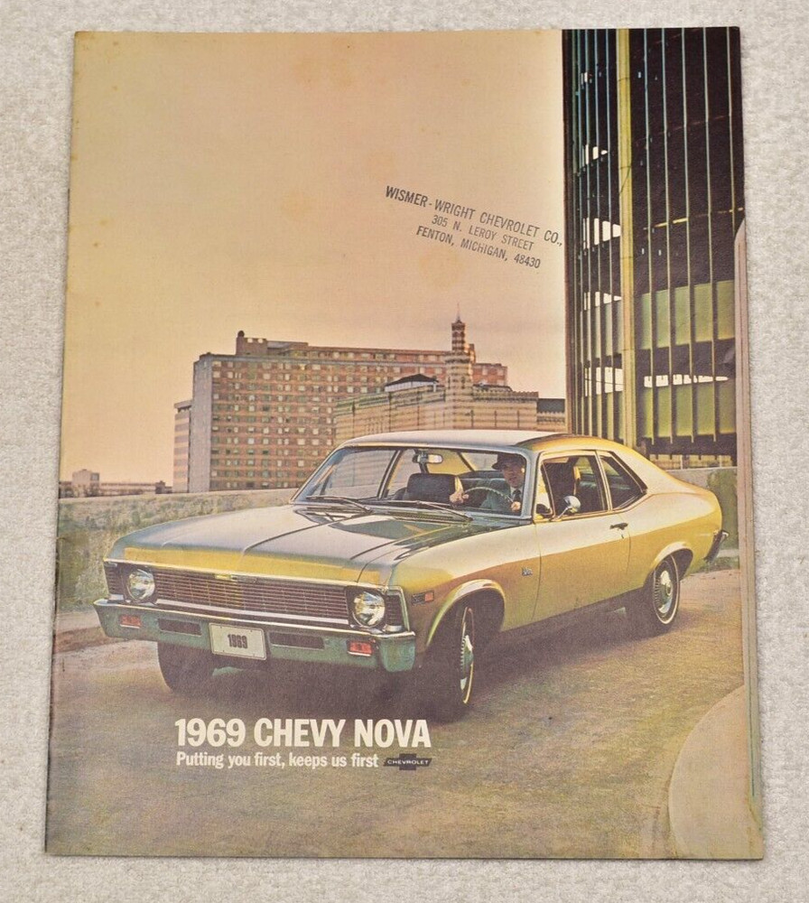 1969 CHEVROLET NOVA SALES BROCHURE