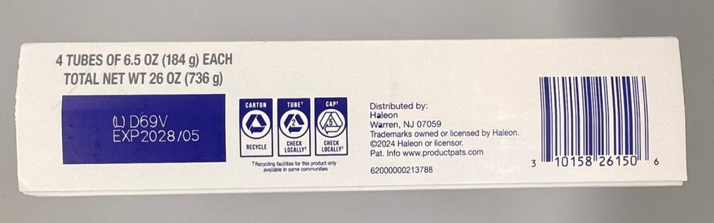 Sensodyne Advanced Whitening Toothpaste 6.5oz 4 Pack Sensitivity - Open Box