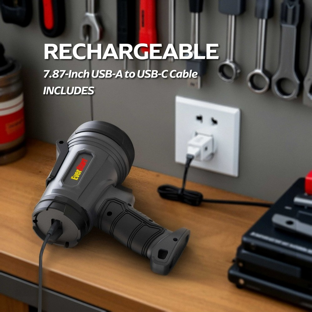 EverStart MAXX 1500-Lumen Rechargeable LED Spotlight 🆕