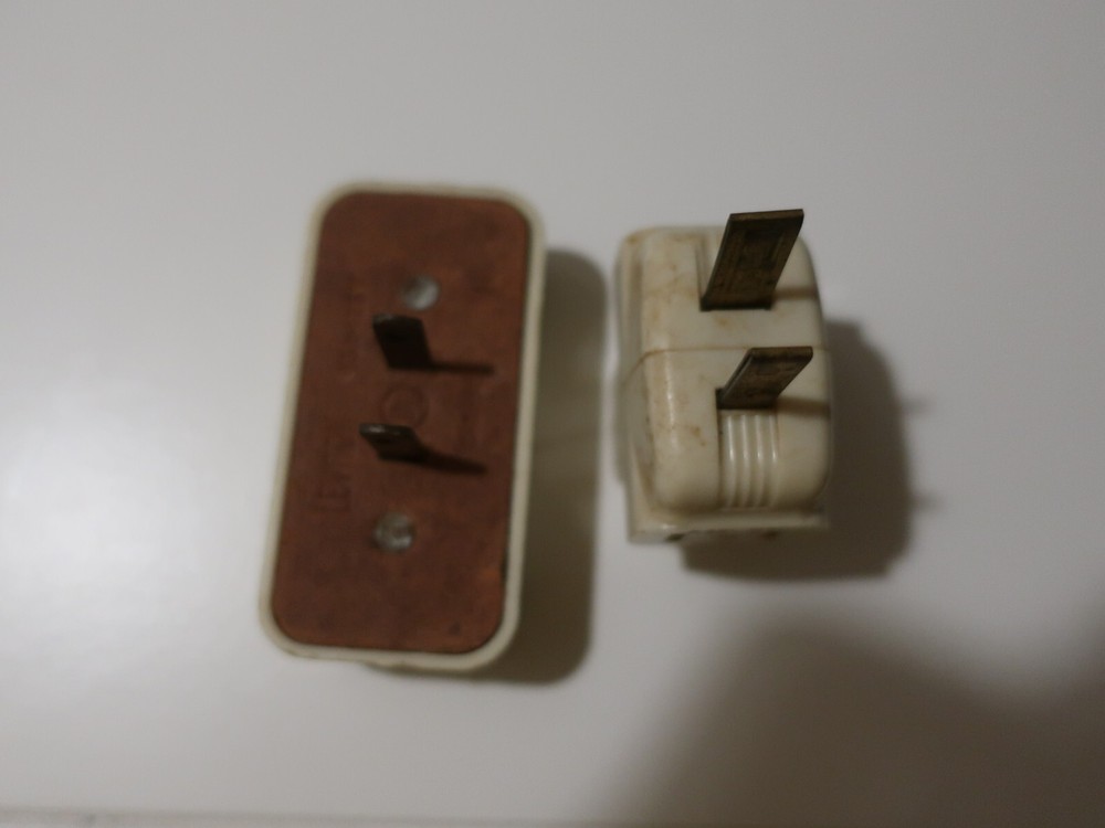 2 Vintage Multi-Plug Adapters