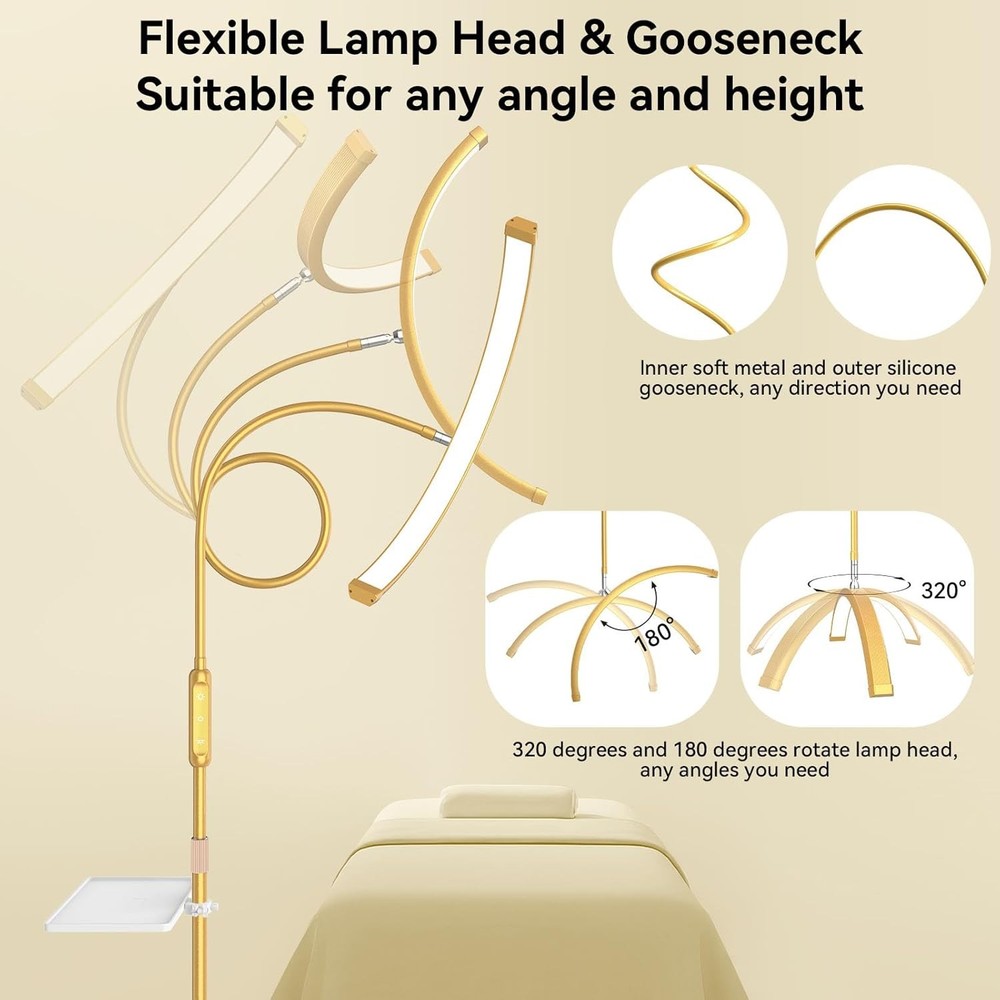Lash Light Half Moon Lamp LED for Eyelash Tech Tattoo Professional Lash