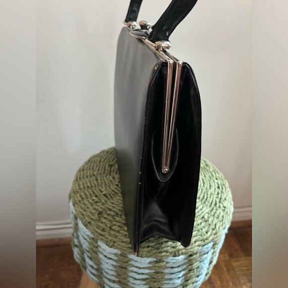 Vintage 50s Unbranded Top Handled Purse