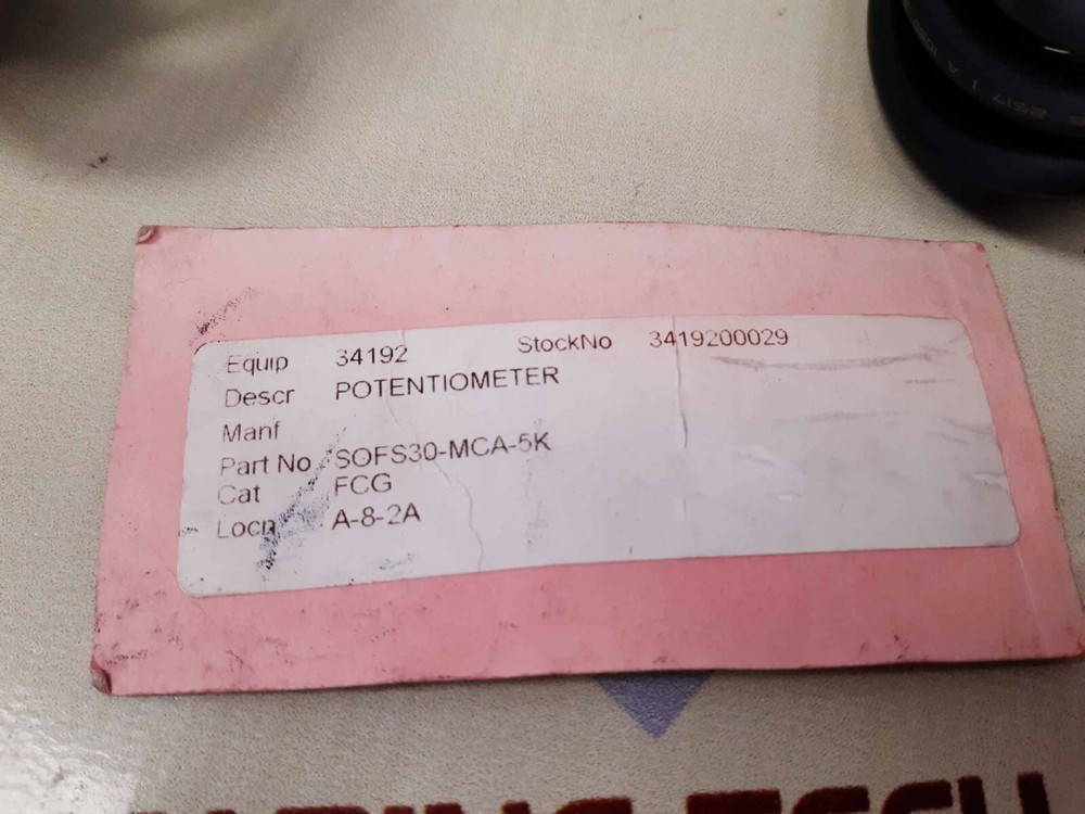 Caldaro SOFS30-MCA Potentiometer SOFS30-MCA-5K