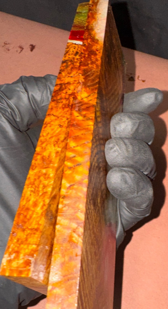 STABILIZED HYBRID MAPLE BURL,OVERSIZED KNIFE SCALE,TOOL HANDLES