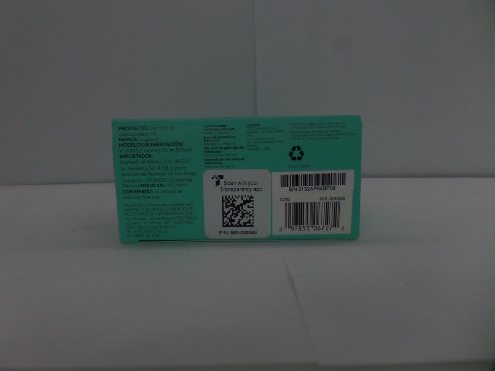 C310 HD Webcam Logitech 720P/30fps Webcam