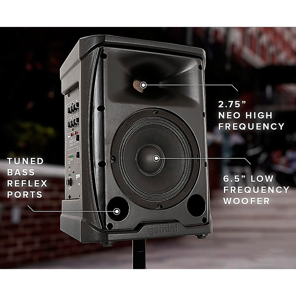 Gemini GPSS-650 Battery-Powered PA System