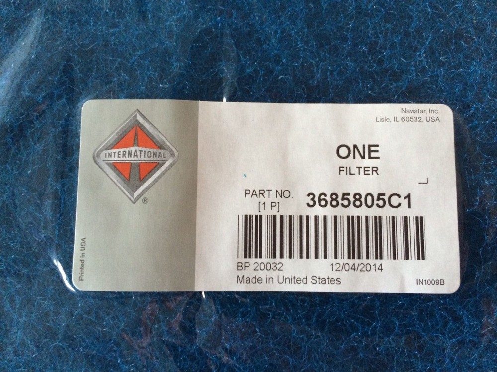 International Cab Filters By Cool Point # 500-8067 (Quantity 3)