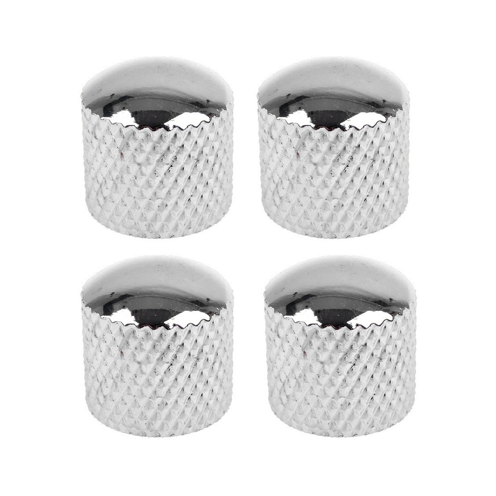 4Pcs Practical Metal Guitar Volume Knobs Electric Guitar Bass Control Knobs
