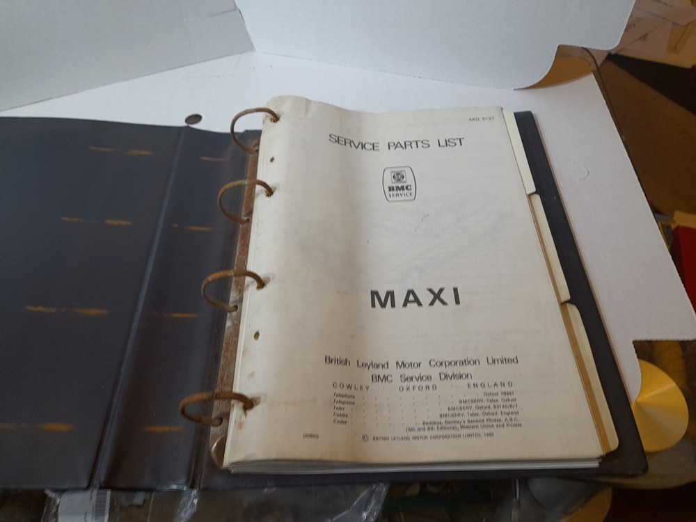 Bmc Maxi Parts List