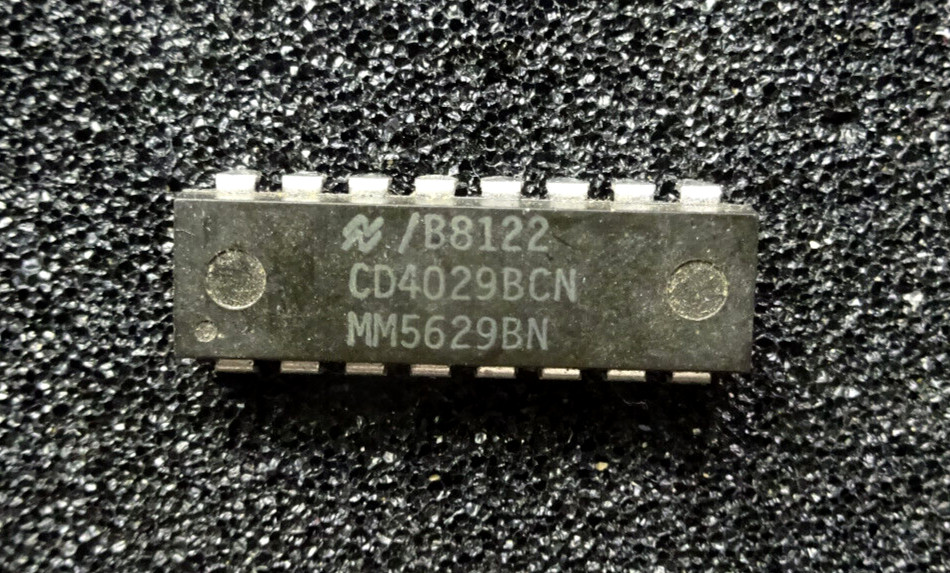 National Semiconductor CD4029BCN Presettable Binary/Decade DIP-16