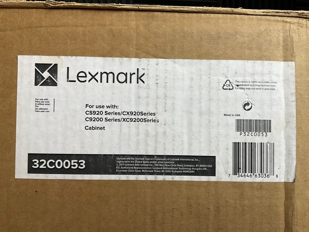 Lexmark Printer Stand C9235 CX921 32C0053 ✅❤️️✅❤️️ OPEN BOX ✅❤️️✅❤️️