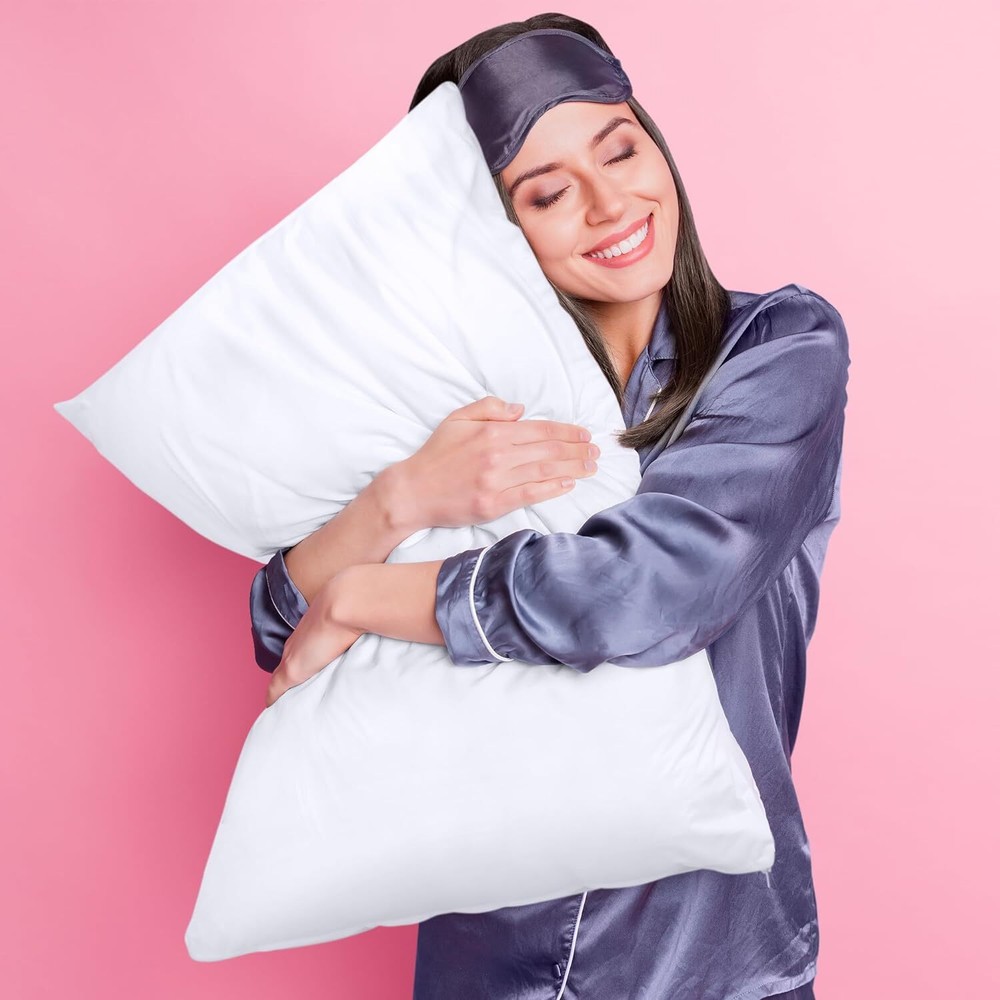 Utopia Bedding Waterproof Pillow Protector Zippered (2 Pack) Standard – Bed