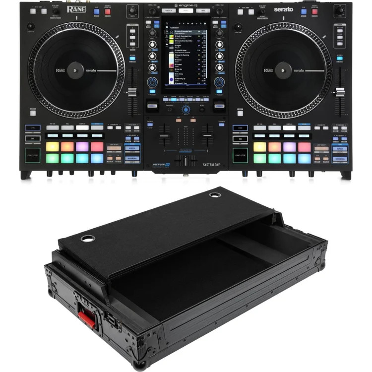Rane System One All-in-one DJ Controller with Onyx Upper Deck Flight Case