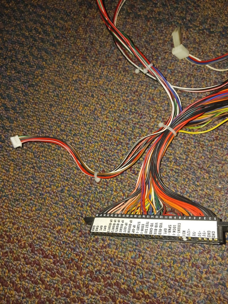 Sammy Atomiswave Jamma Wiring Harness