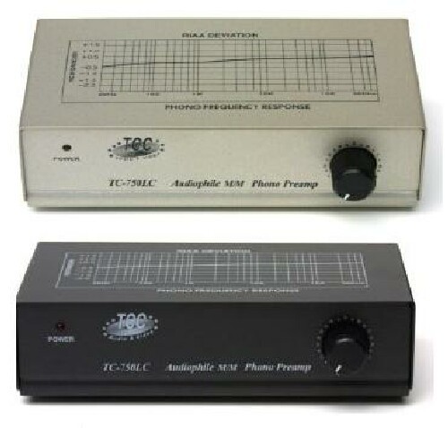 Technolink TC-750LC RIAA Phono Preamp w/ Output Level Control; BLACK VERSION