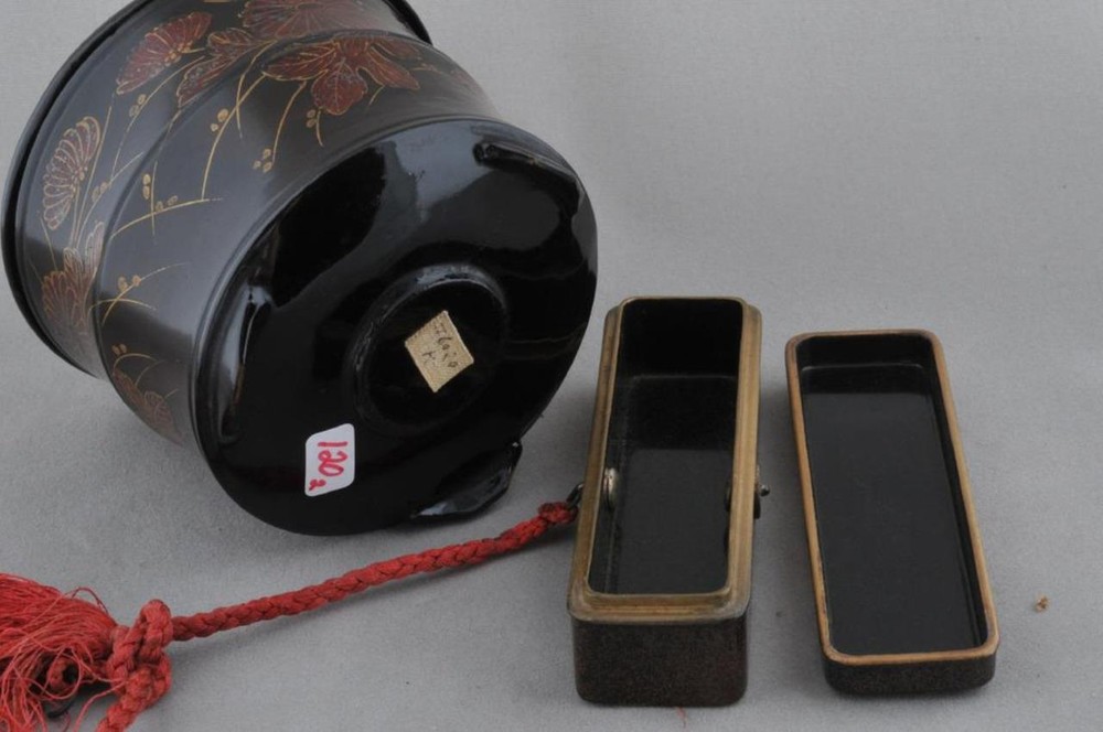Two Fine Lacquer Boxes. Japan. 19th Century, Meiji Pd.