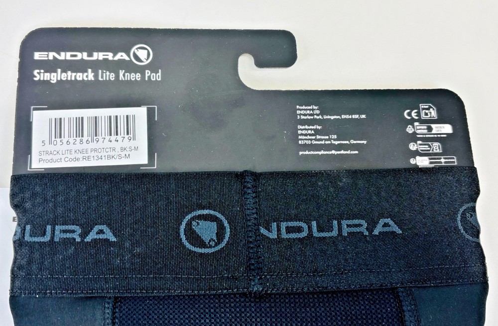 Endura Singletrack Lite Knee Pads Black