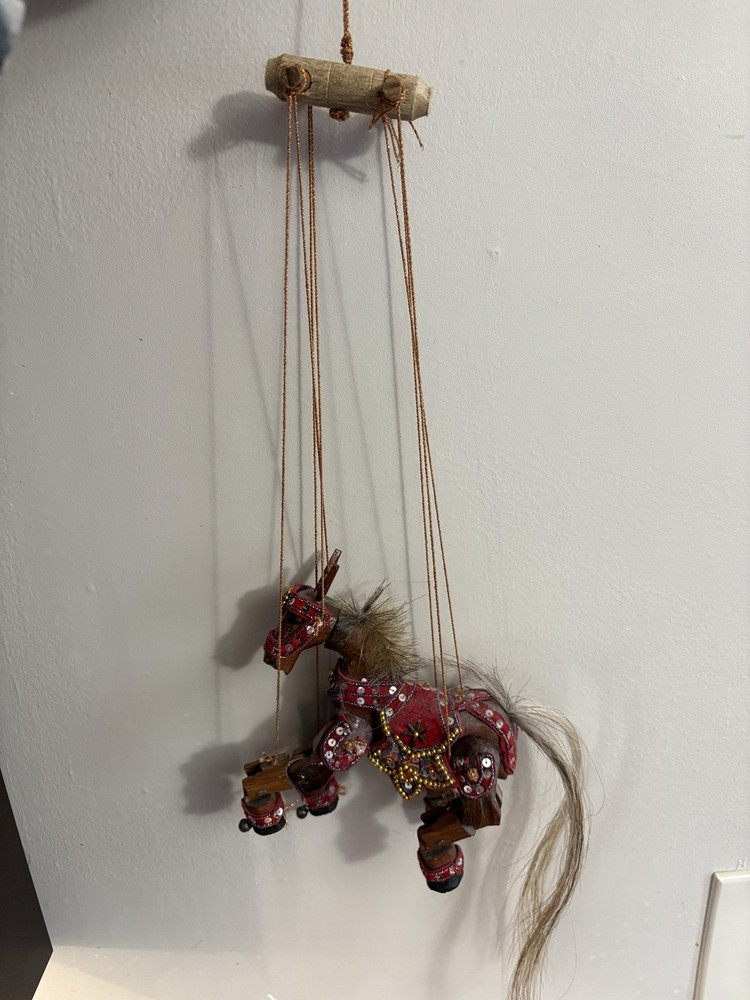 Marionette Horse from Peru Handmade