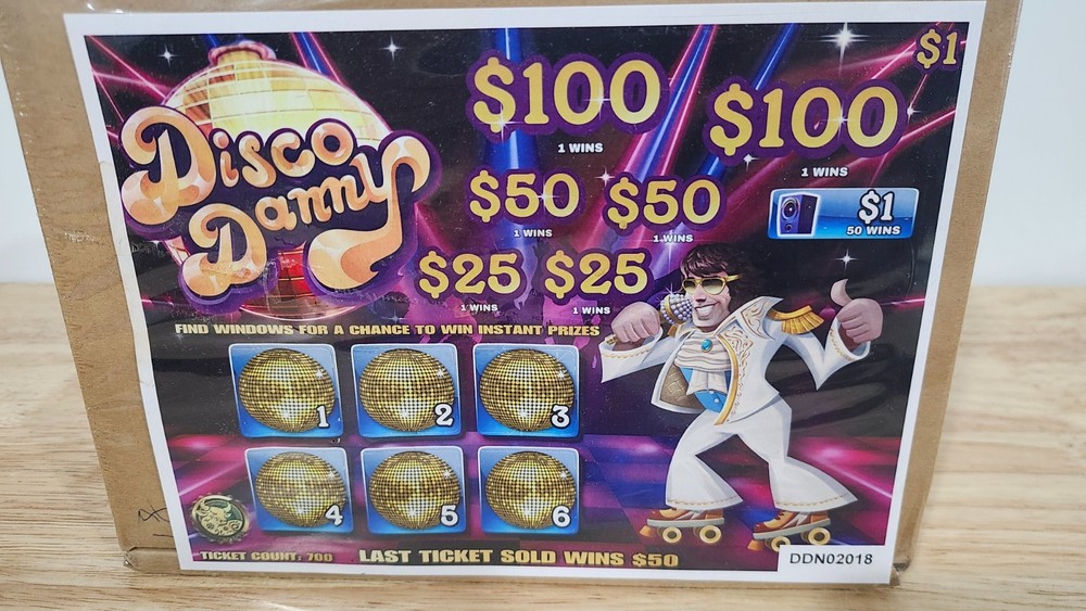 sealed Disco Danny pull tickets-700 ct.