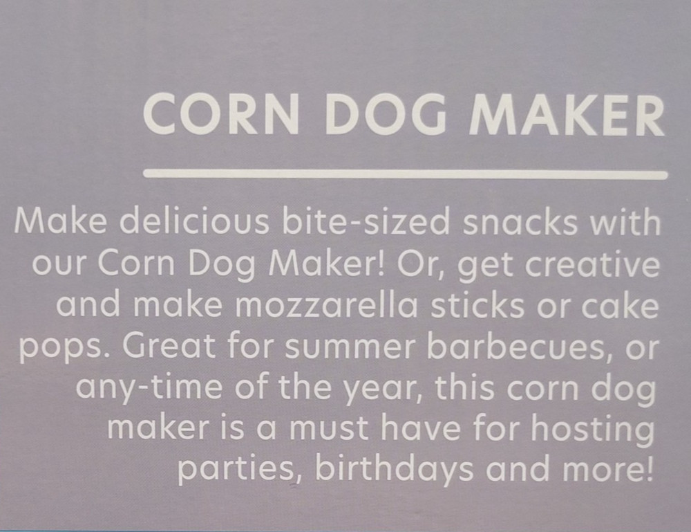 CucinaPro CORN DOG MAKER (HL-CCP-1550)
