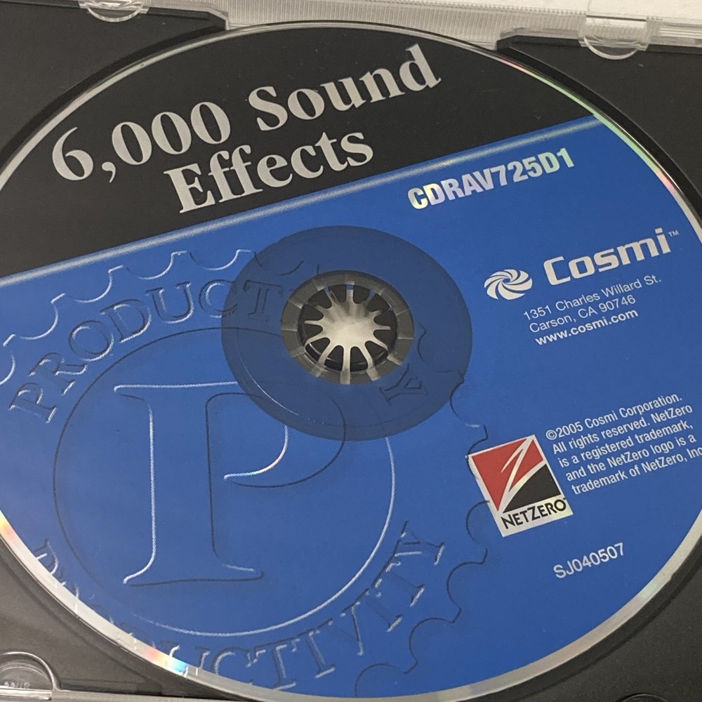 Cosmi 6000 Sound Effects CDRom