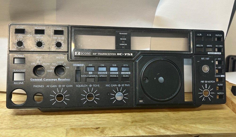 FACE PLATE  FOR ICOM IC 751