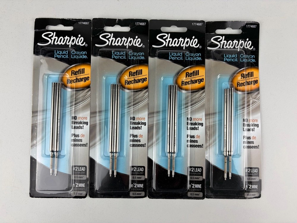 3 Sharpie Liquid Pencil REFILLS 0.5 mm #2 Equivalent 2 Packs - Pls READ