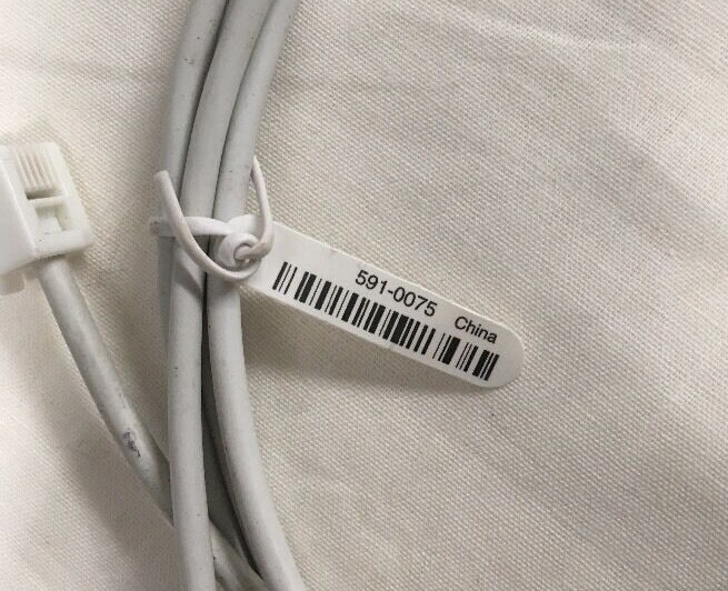 Apple Modem Telephone Cable 591-0075 Genuine
