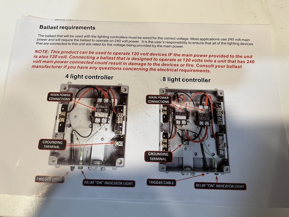 4000W High Power HID Controller 4, 120/240V