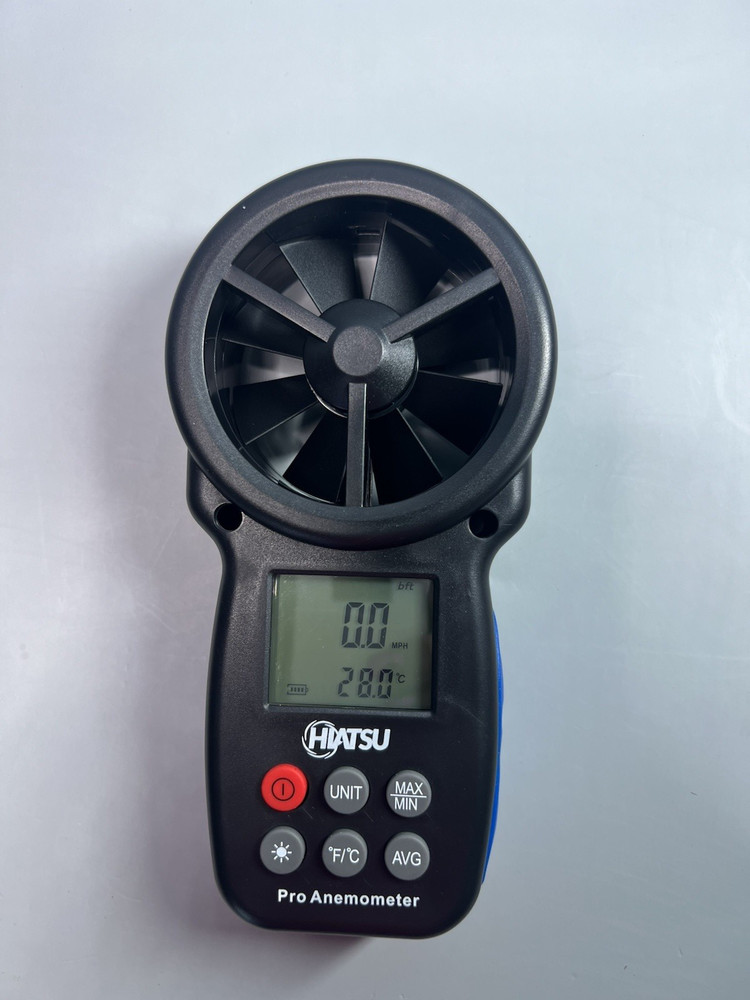 Hiatsu Digital Anememeter Handheld Wind Speed Meter