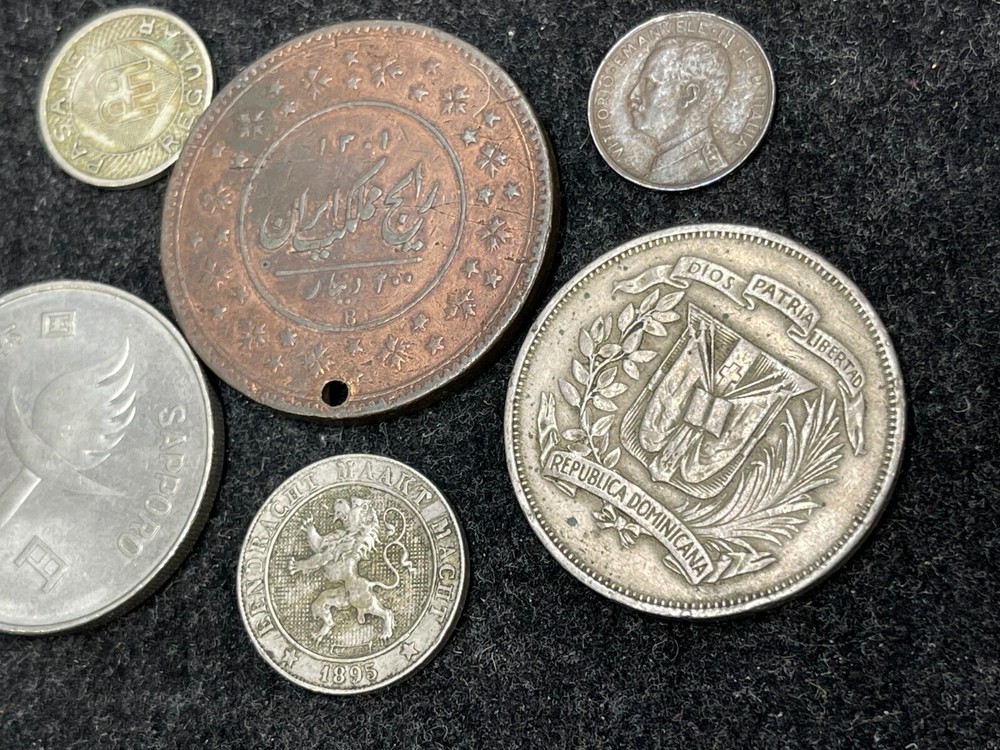 Early Assorted World Foreign 6 coins lot High Value