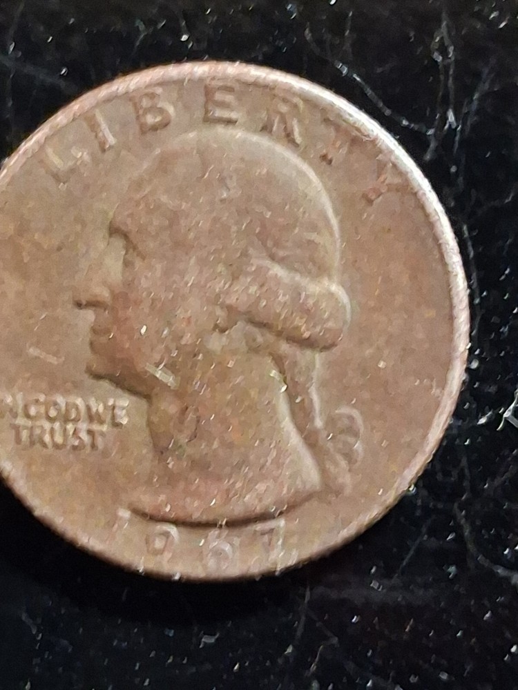 1967 Error Quarter No Mint Mark