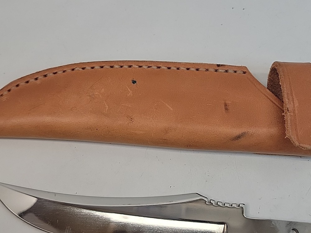 unfinished fixed skinner knife