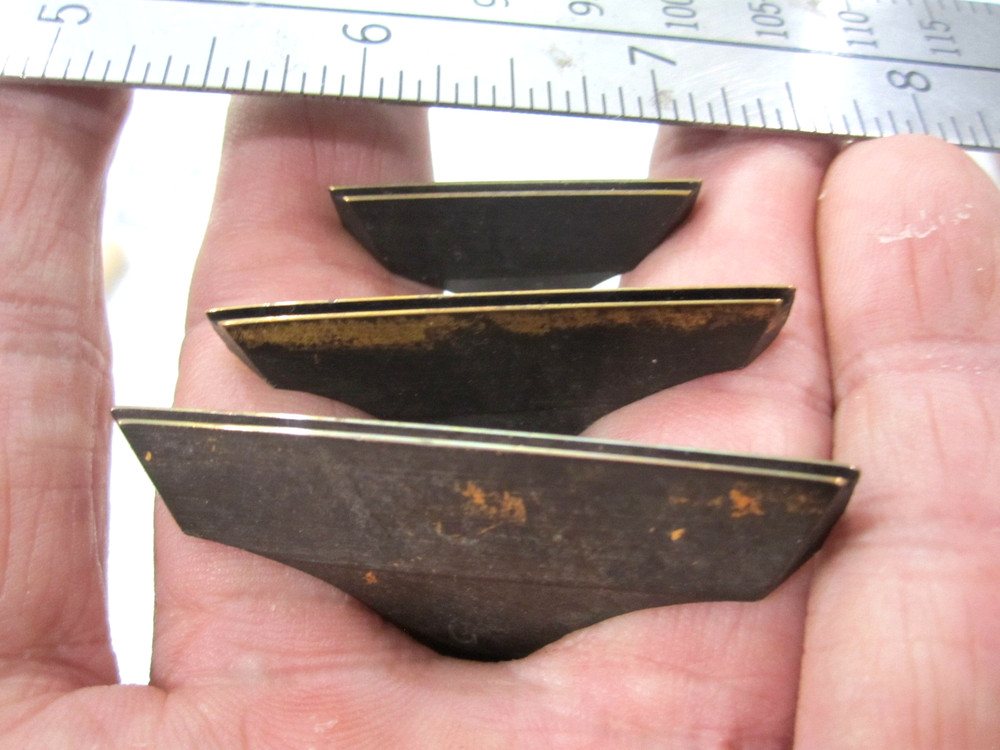 Brass Bookbinding Finishing Tool-Hand Stamp. Double lines. # 6