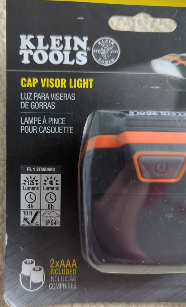 Klein Tools Cap Visor LED Light 56402 - New
