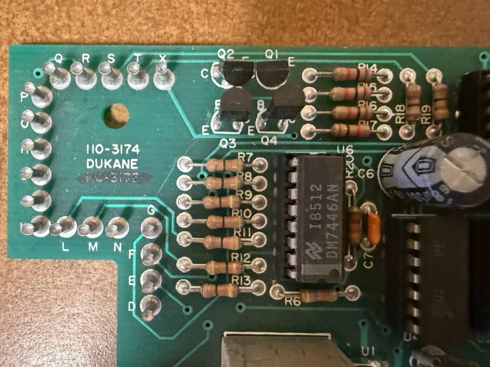 Dukane 110-3174 Card