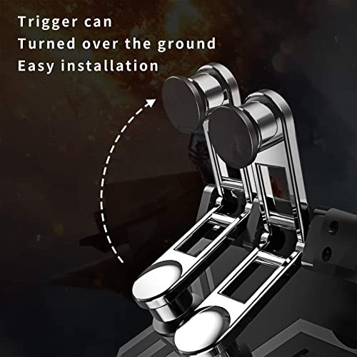 for Mobile Game Controller, [Upgrade] Phone Controller Gamepad with 6 Black